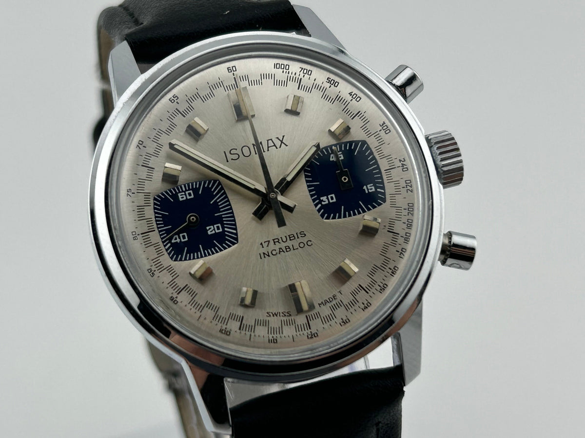 Vintage ISOMAX Chronographe  17 Rubis mécanique